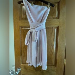 Lucy in the sky one shoulder dress